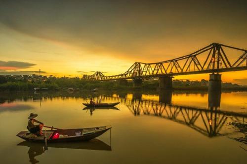 Long Bien Bridge - the iconic French construction in the heart of Hanoi