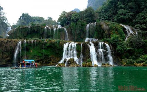 Blue clear waterfalls - a gift from mother nature