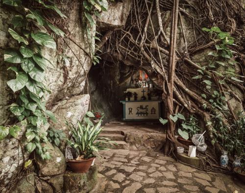 Our Lady's Cave in the jungle of Con Dao island