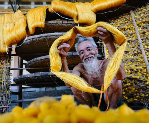 Uniquely traditional Hong Ly silk-reeling village in Thai Binh