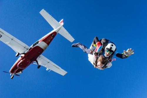 The reason the plane is not equipped with a parachute for passengers