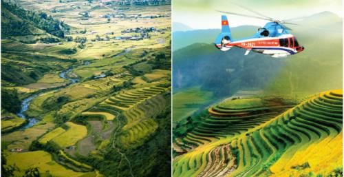 Mu Cang Chai sightseeing helicopter tour: An unprecedented new experience
