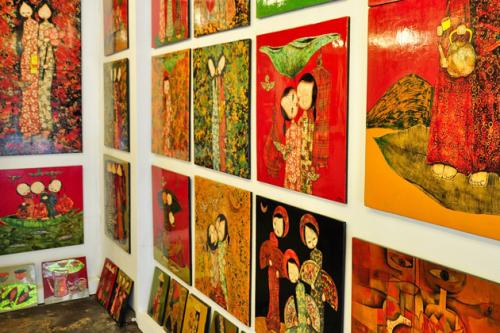 Gallery -  a glimpse into the vibrant and diverse art scene in Vietnam.